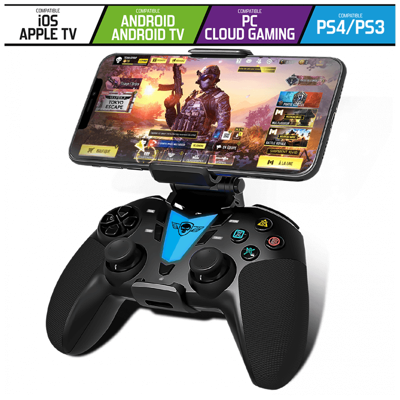 Manette Sans Fil - Spirit Of Gamer PREDATOR pour Smartphone + Support inclu Manette Sans Fil - Spirit Of Gamer PREDATOR pour Smartphone + Support inclu