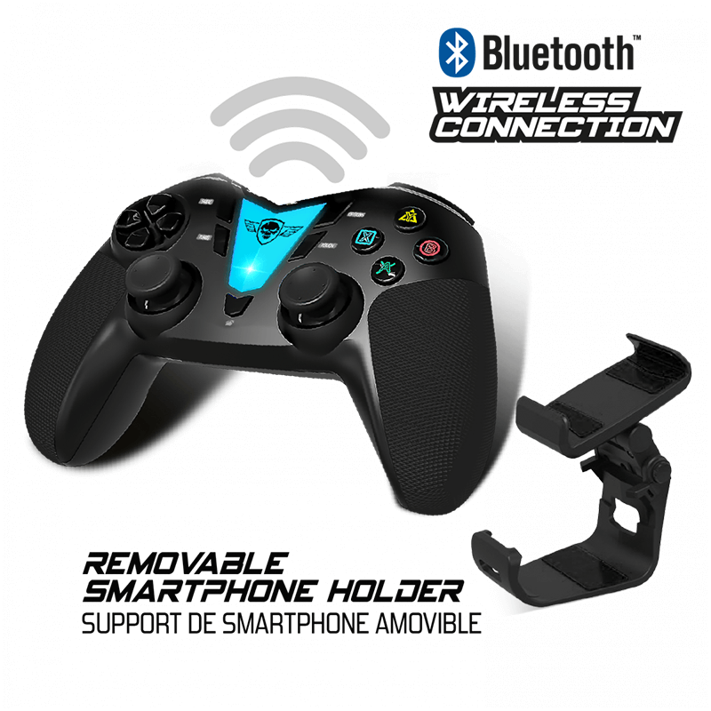 Manette Sans Fil - Spirit Of Gamer PREDATOR pour Smartphone + Support inclu Manette Sans Fil - Spirit Of Gamer PREDATOR pour Smartphone + Support inclu