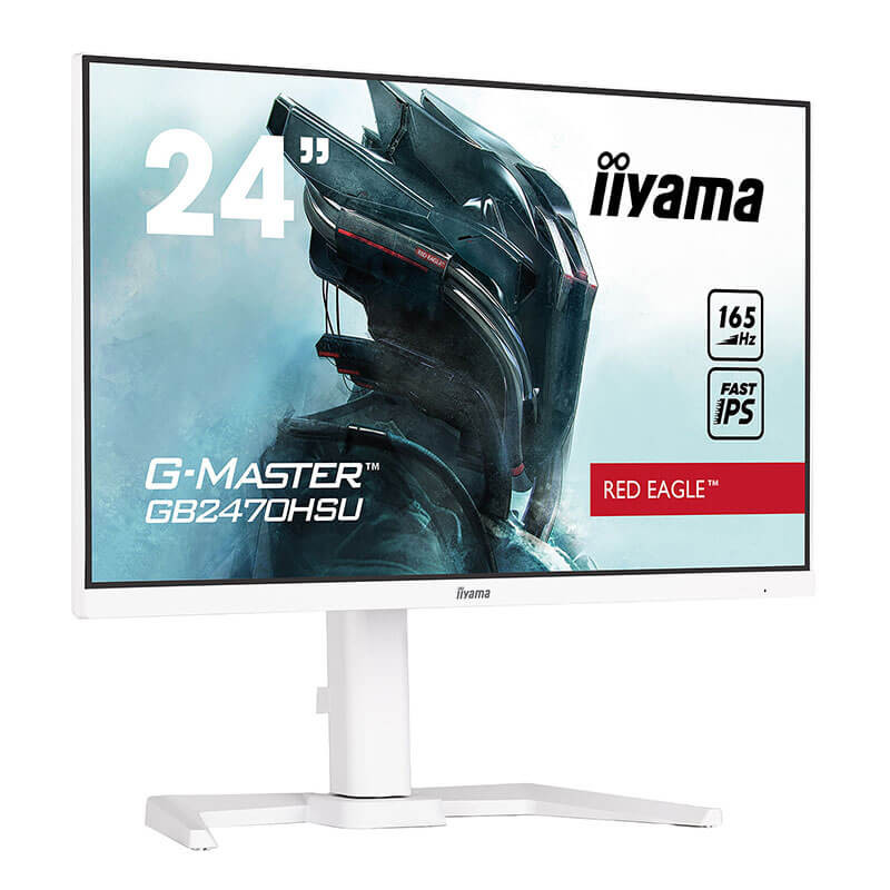 Ecran Gamer iiyama G-MASTER Red Eagle 24" Fast IPS IGZO, FHD, 0.8 ms, 165Hz -White