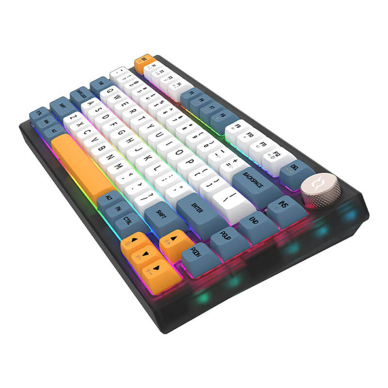 Clavier Gamer Mécanique AQIRYS Libertas, 100% Anti-ghosting, Dual Wireless