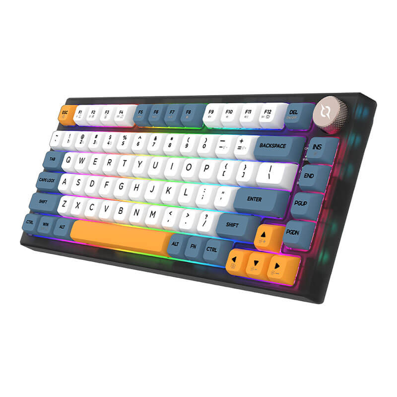 Clavier Gamer Mécanique AQIRYS Libertas, 100% Anti-ghosting, Dual Wireless