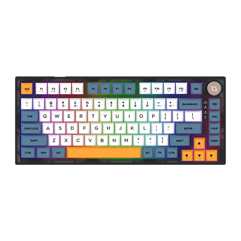 Clavier Gamer Mécanique AQIRYS Libertas, 100% Anti-ghosting, Dual Wireless