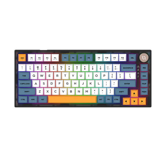 Clavier Gamer Mécanique AQIRYS Libertas, 100% Anti-ghosting, Dual Wireless