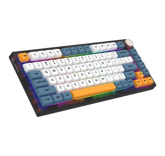 Clavier Gamer Mécanique AQIRYS Libertas, 100% Anti-ghosting, Dual Wireless
