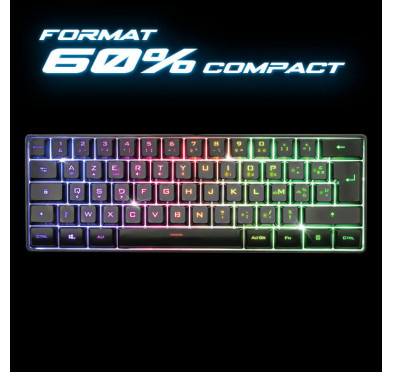 Clavier Gamer SOG - SEMI Mécanique sans fil ELITE-K50, RGB BLACK