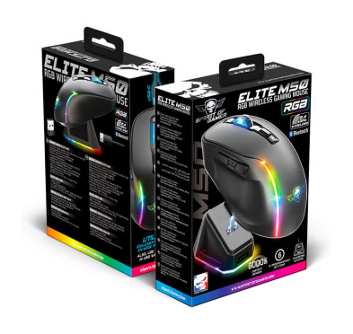 Souris Gaming sans fil Spirit of Gamer ELITE M50 DARK - 8000 dpi