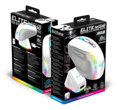 Souris Gaming sans fil Spirit of Gamer ELITE M50 ARTIC (8000 dpi)