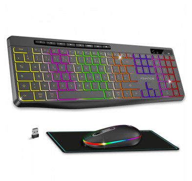 Pack Gamer Advance CLS-3100BK: Clavier - Souris - Tapis
