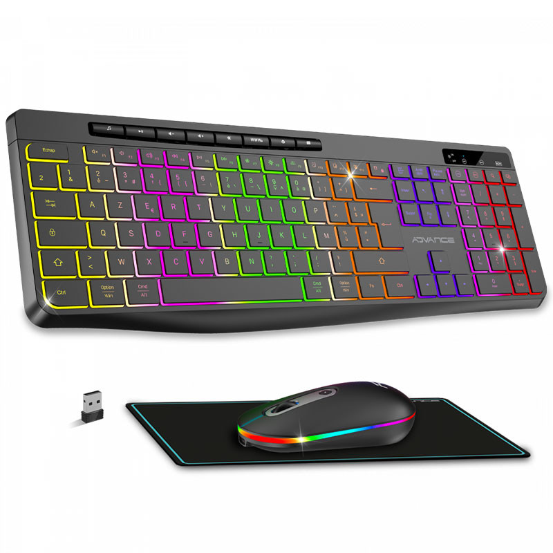 Pack Gamer Advance CLS-3100BK: Clavier - Souris - Tapis Pack Gamer Advance CLS-3100BK: Clavier - Souris - Tapis