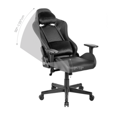 Chaise Gaming MARS GAMING MGC-PRO BG - Black & Green