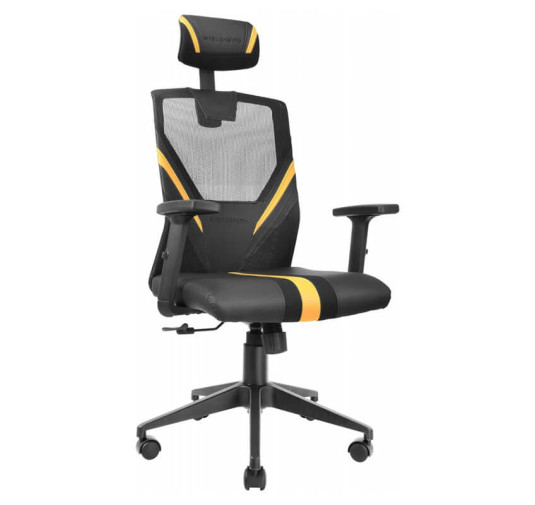 Chaise Gamer MARS GAMING MGC-ERGO - Black & Yellow