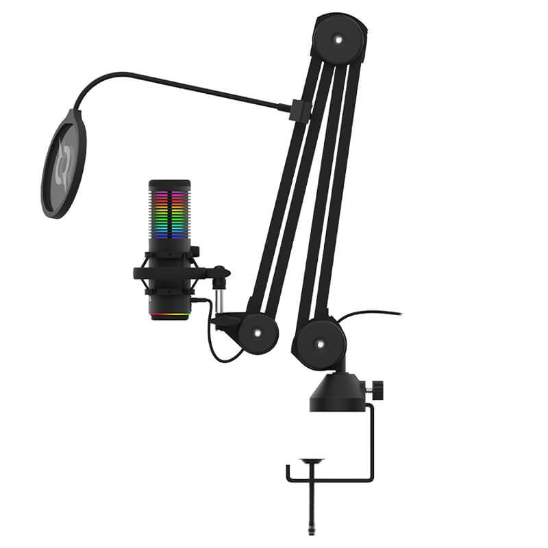 Micro Gamer AQIRYS GALILEO RGB, Double condensateur, Cardioïde et omnidirectionnel Micro Gamer AQIRYS GALILEO RGB, Double condensateur, Cardioïde et omnidirectionnel