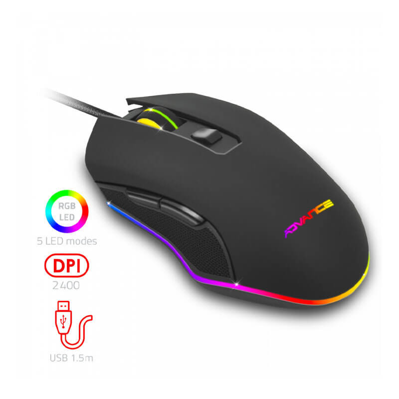 Souris Gamer ADVANCE GTA 210 - 2400 dpi