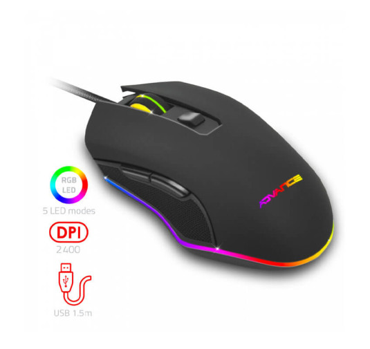 Souris Gamer ADVANCE GTA 210 - 2400 dpi