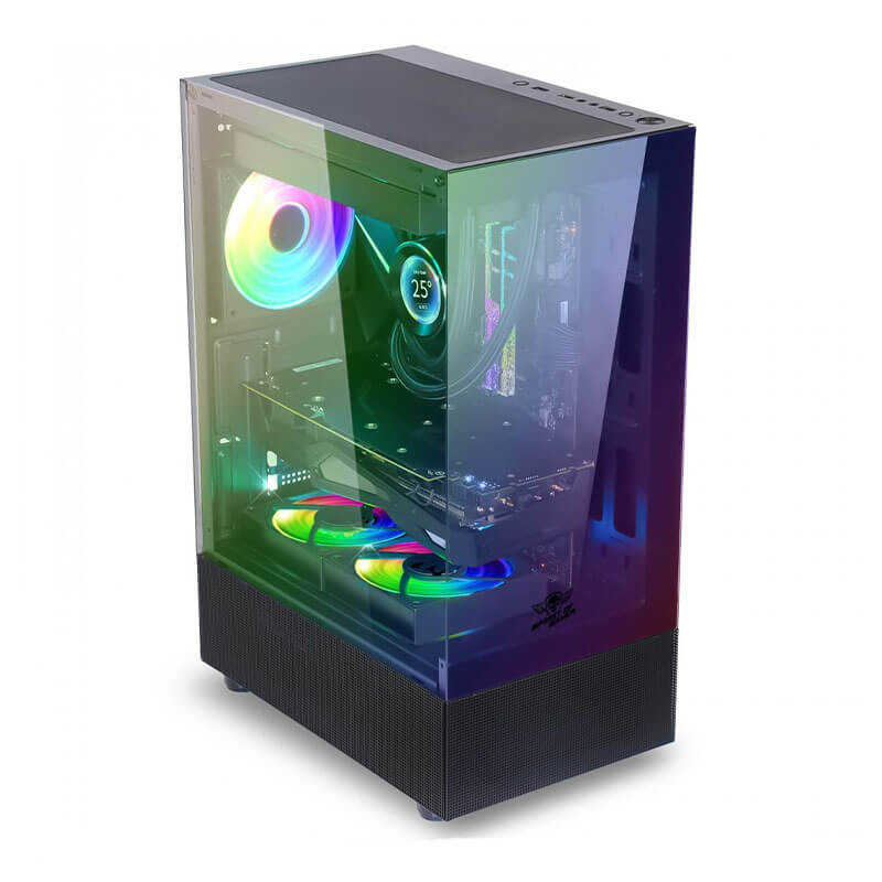 Boitier Spirit of Gamer SPECTRA DARK, ARGB, Moyen tour, ATX, Black