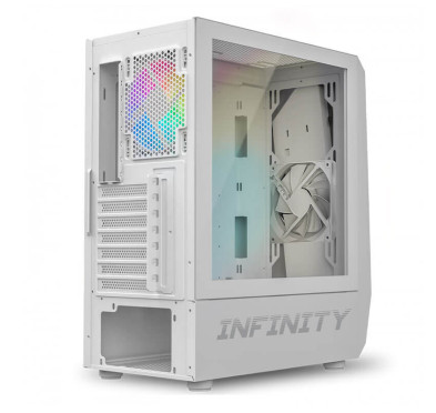 Boitier Spirit of Gamer INFINITY ARTIC, Moyen tour, ATX, Blanc