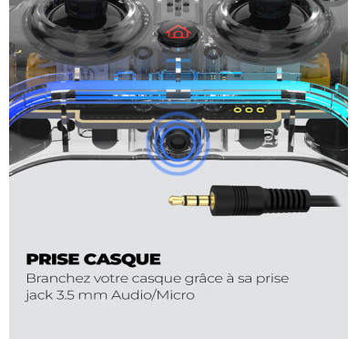 Manette Sans Fil Spirit Of Gamer NEON Bluetooth - RGB 10 modes