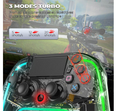 Manette Sans Fil Spirit Of Gamer NEON Bluetooth - RGB 10 modes