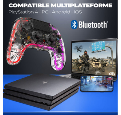 Manette Sans Fil Spirit Of Gamer NEON Bluetooth - RGB 10 modes