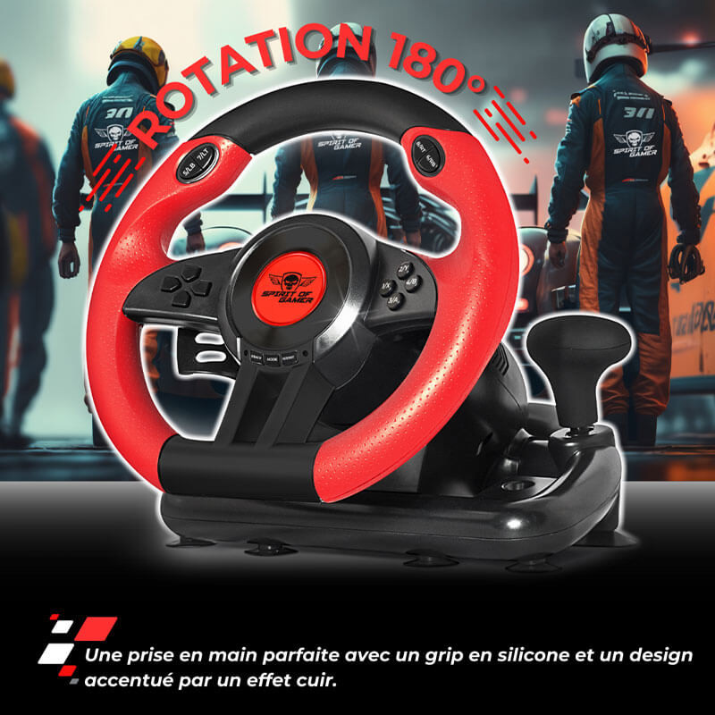 Volant et Pédale de course Spirit of Gamer - Race Wheel Pro 1