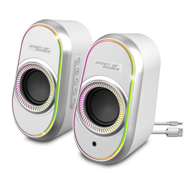 Haut parleur sans fil - Spirit of Gamer Fanatic 500 (Blanc)