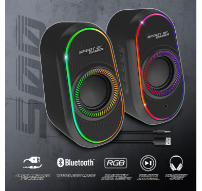 Haut parleur sans fil Spirit of Gamer Fanatic 500 - Noir