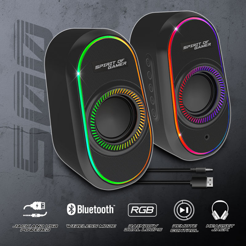 Haut parleur sans fil Spirit of Gamer Fanatic 500 - Noir