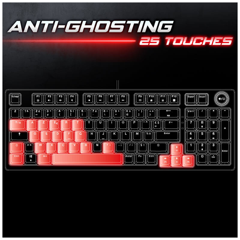 Clavier mécanique spirit of gamer Xpert-K350 Artic Clavier mécanique spirit of gamer Xpert-K350 Artic