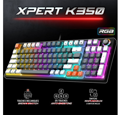 Clavier mécanique spirit of gamer Xpert-K350 - Black