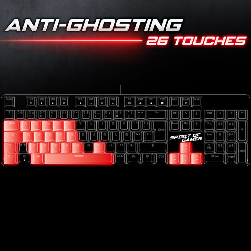 Clavier mécanique spirit of gamer XPERT-K250 - Black