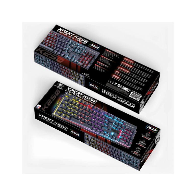 Clavier mécanique spirit of gamer XPERT-K250 - Black