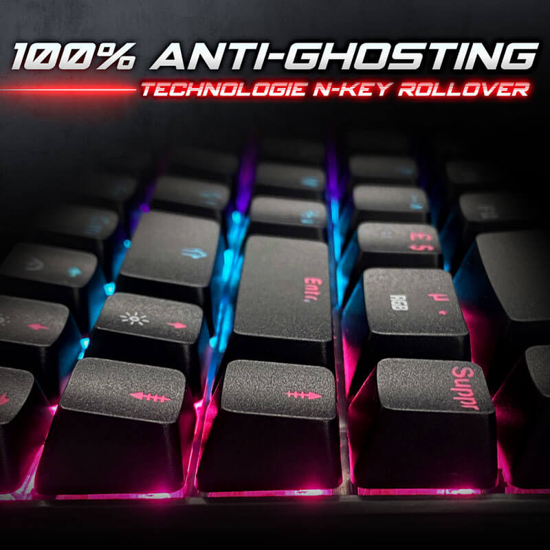 Clavier mécanique spirit of gamer XPERT-K150, 100% anti-ghosting