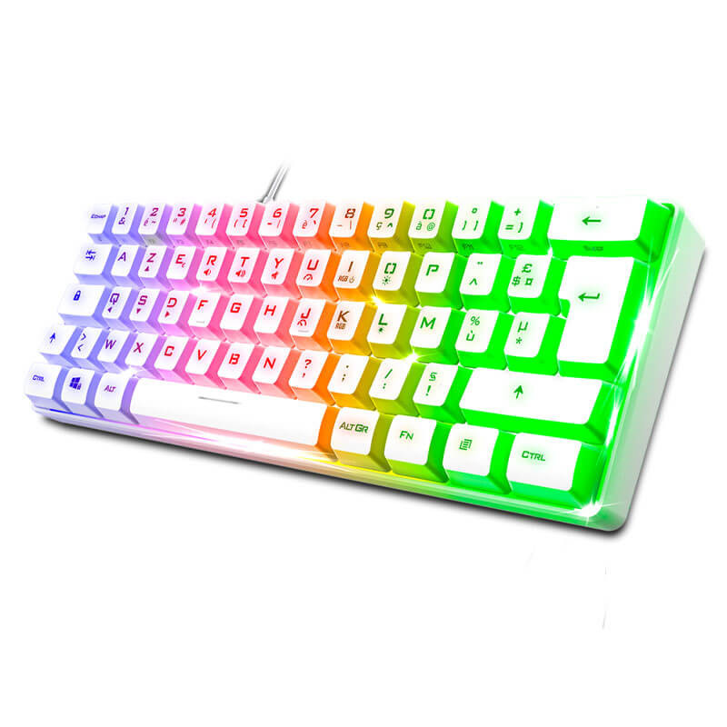 Clavier Gamer semi mécanique spirit of gamer PRO-K2 white - format TKL Clavier Gamer semi mécanique spirit of gamer PRO-K2 white - format TKL
