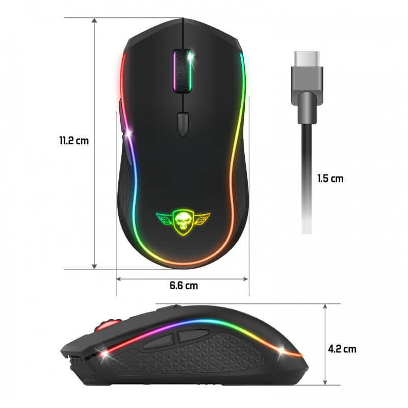Souris Gamer sans fil Spirit of Gamer PRO-M9 (4200 dpi) Souris Gamer sans fil Spirit of Gamer PRO-M9 (4200 dpi)