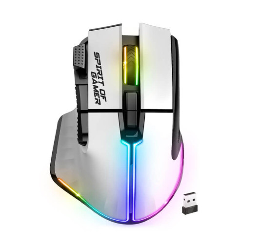 Souris Gamer sans fil Spirit of Gamer PRO M5 ARTIC (8000 dpi)