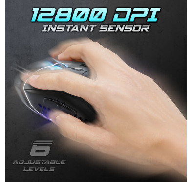 Souris Gamer Spirit of Gamer PRO-M4 Black (12800 dpi)