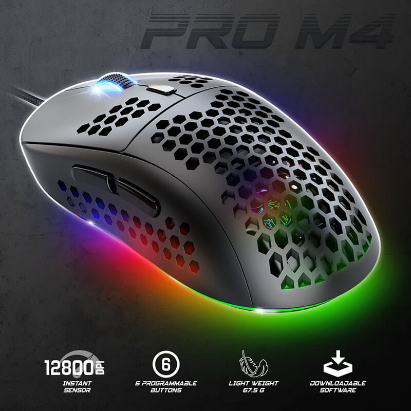 Souris Gamer Spirit of Gamer PRO-M4 Black (12800 dpi) Souris Gamer Spirit of Gamer PRO-M4 Black (12800 dpi)
