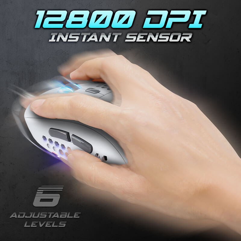 Souris Gamer Spirit of Gamer PRO-M4 White (12800 dpi) Souris Gamer Spirit of Gamer PRO-M4 White (12800 dpi)
