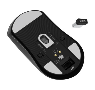 Souris Gamer Aqirys Zephyr, Dual Wireless, 26 000 DPI (Noir)