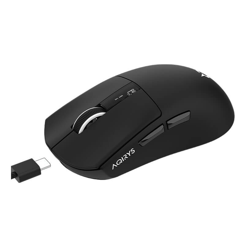 Souris Gamer Aqirys Zephyr, Dual Wireless, 26 000 DPI (Noir)