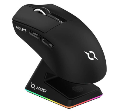 Souris Gamer Aqirys Zephyr, Dual Wireless, 26 000 DPI (Noir)