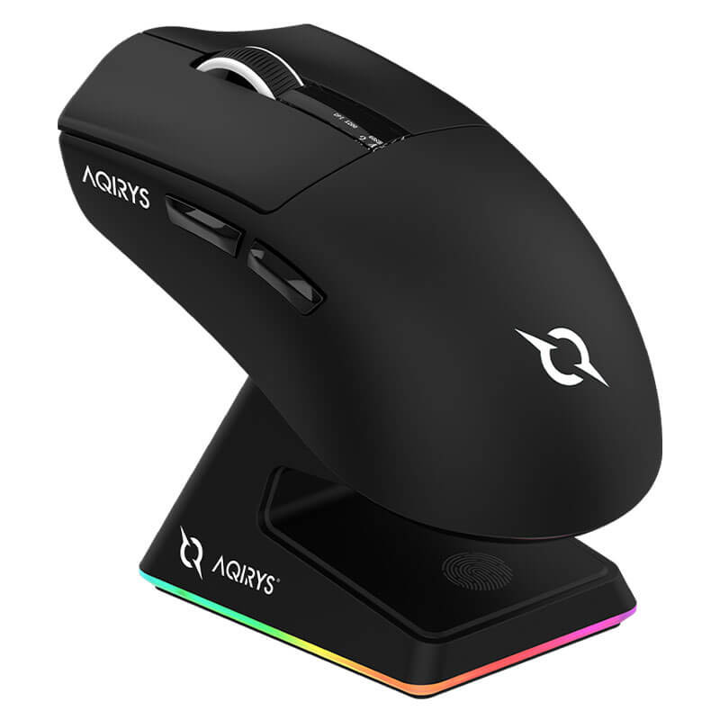 Souris Gamer Aqirys Zephyr, Dual Wireless, 26 000 DPI (Noir)