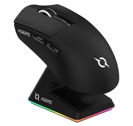 Souris Gamer Aqirys Zephyr, Dual Wireless, 26 000 DPI (Noir)