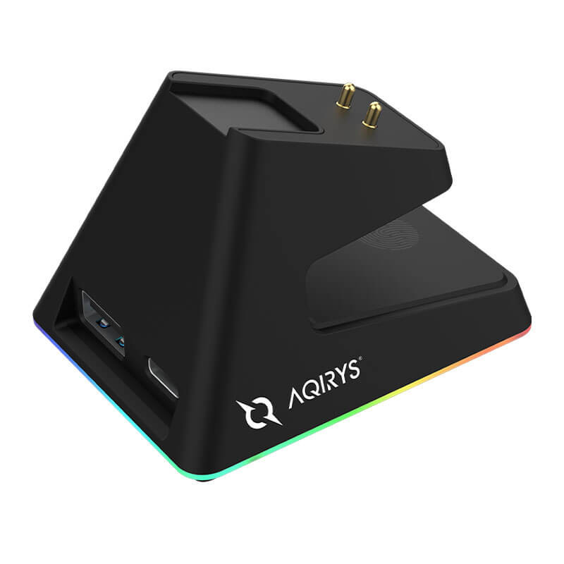 Souris Gamer Aqirys Zephyr, Dual Wireless, 26 000 DPI (Noir)