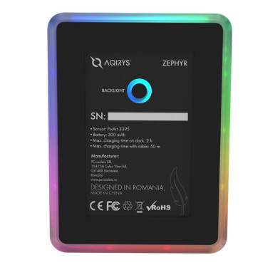 Souris Gamer Aqirys Zephyr, Dual Wireless, 26 000 DPI (Noir)