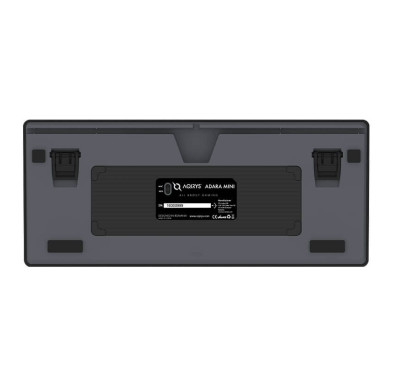 Clavier Mécanique Gamer AQIRYS ADARA MINI BLACK, 100% Anti-Ghosting, Rétroéclairage RGB