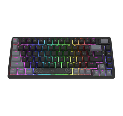 Clavier Mécanique Gamer AQIRYS ADARA MINI BLACK, 100% Anti-Ghosting, Rétroéclairage RGB