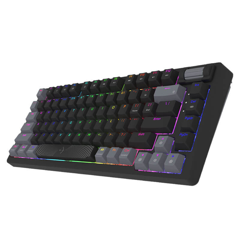 Clavier Mécanique Gamer AQIRYS ADARA MINI BLACK, 100% Anti-Ghosting, Rétroéclairage RGB