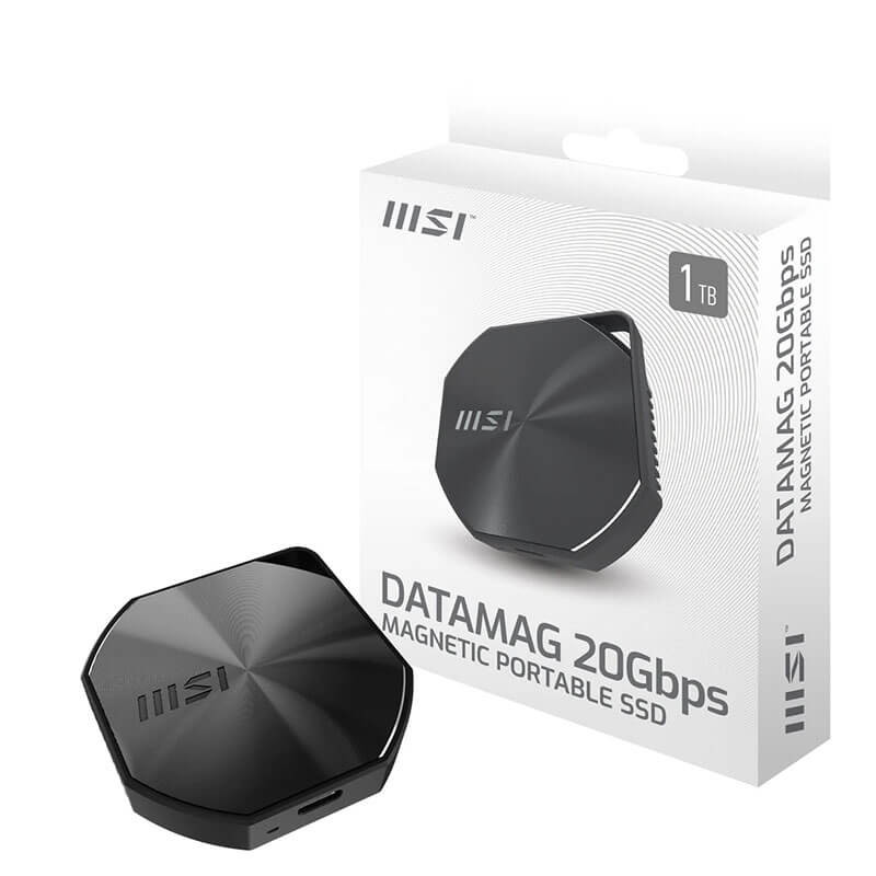 Disque Dur Externe SSD MSI DATAMAG Magnetic Portable (1To) Disque Dur Externe SSD MSI DATAMAG Magnetic Portable (1To)