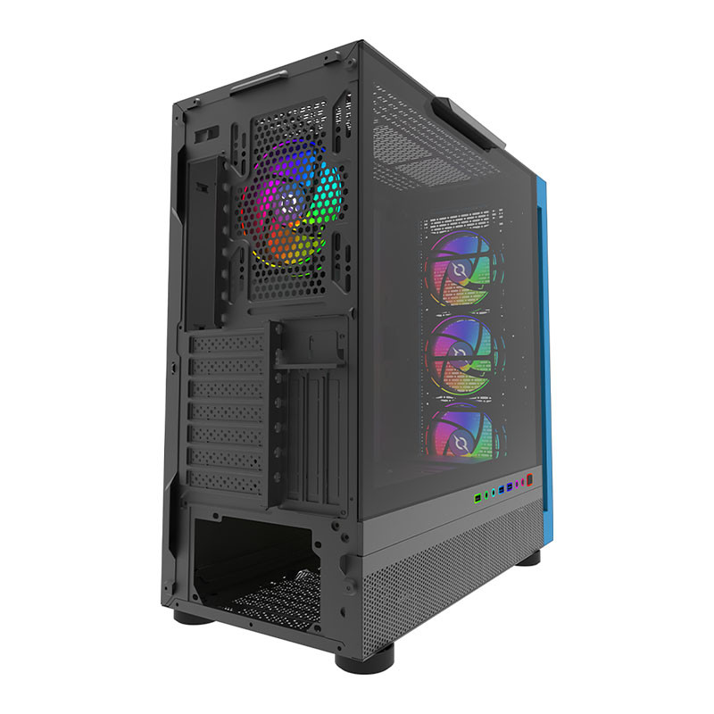 Boitier Gamer Moyen tour Aqirys sargas - ARGB - 4 Fans - Noir Boitier Gamer Moyen tour Aqirys sargas - ARGB - 4 Fans - Noir